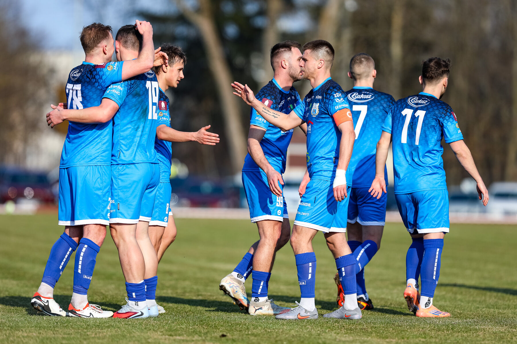 Stomil Olsztyn wygrał 5:1 z Mamrami Giżycko. Fot. Łukasz Kozłowski