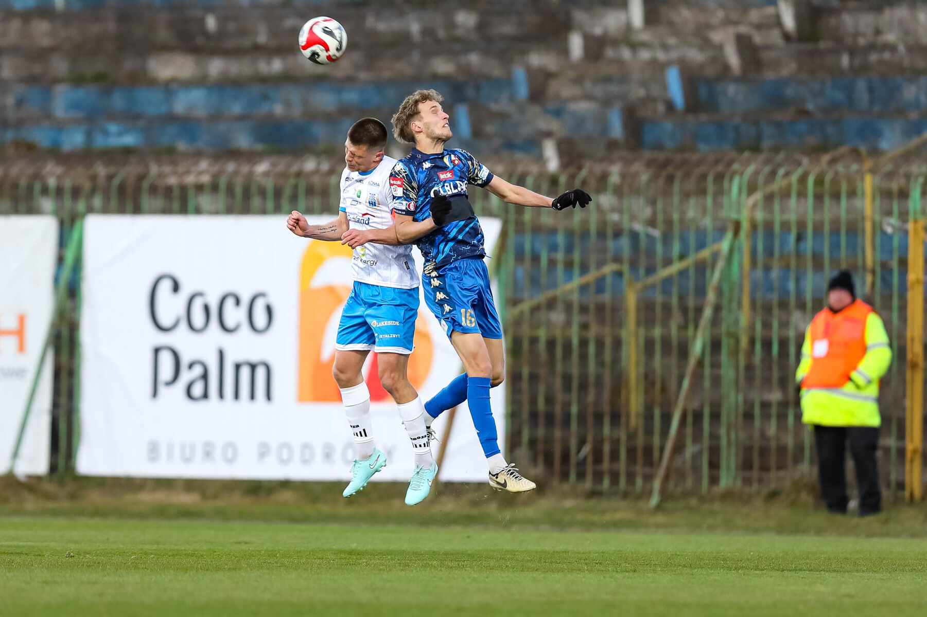 Stomil Olsztyn przegrał 1:2 z Olimpią Elbląg. Fot. Łukasz Kozłowski