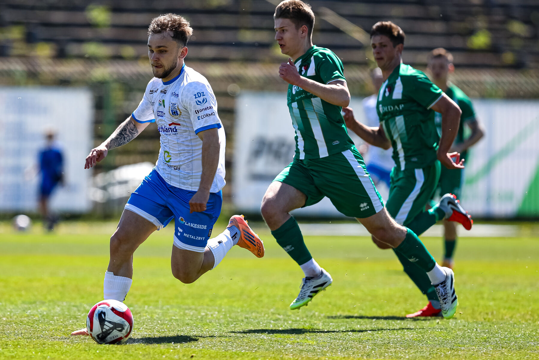 Stomil Olsztyn wygrał 2:0 z Romintą Gołdap. Fot. Łukasz Kozłowski